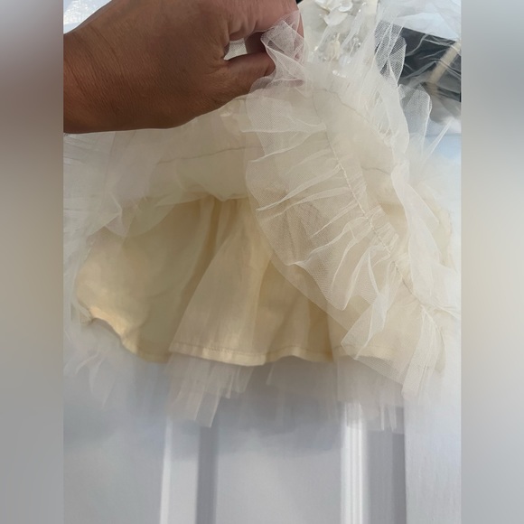 TUTU DU MONDE Dreamscape layered tutu dress sequin & floral embellishments 0-3m - Picture 8 of 11